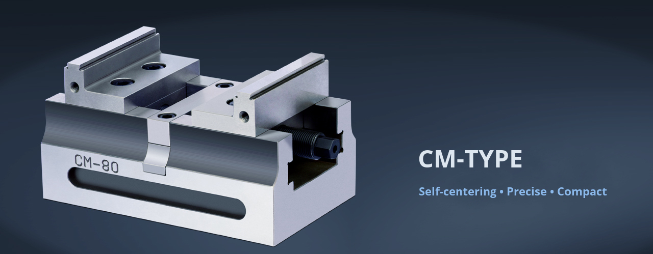 Type-CM - Mechanical self-centering vice