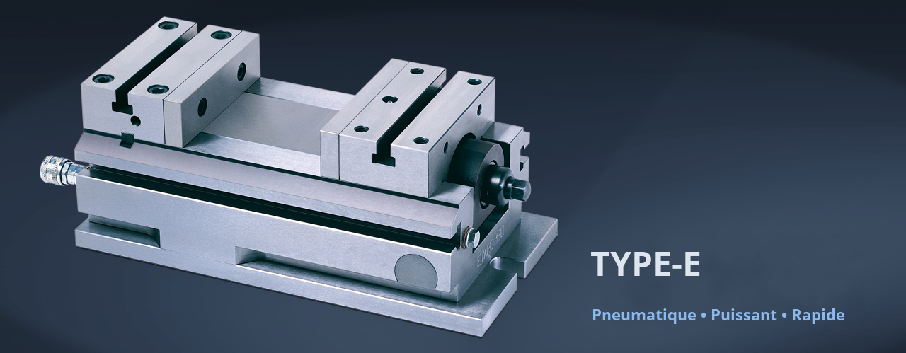 Type-E - étau pneumatique
